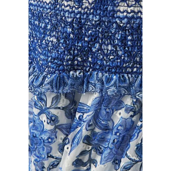 Alice & Olivia Monnie Midi Dress Floral Tassel - 0 - Picture 7 of 7